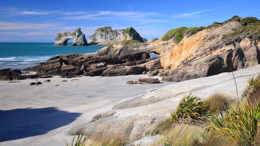 Wharariki Beach