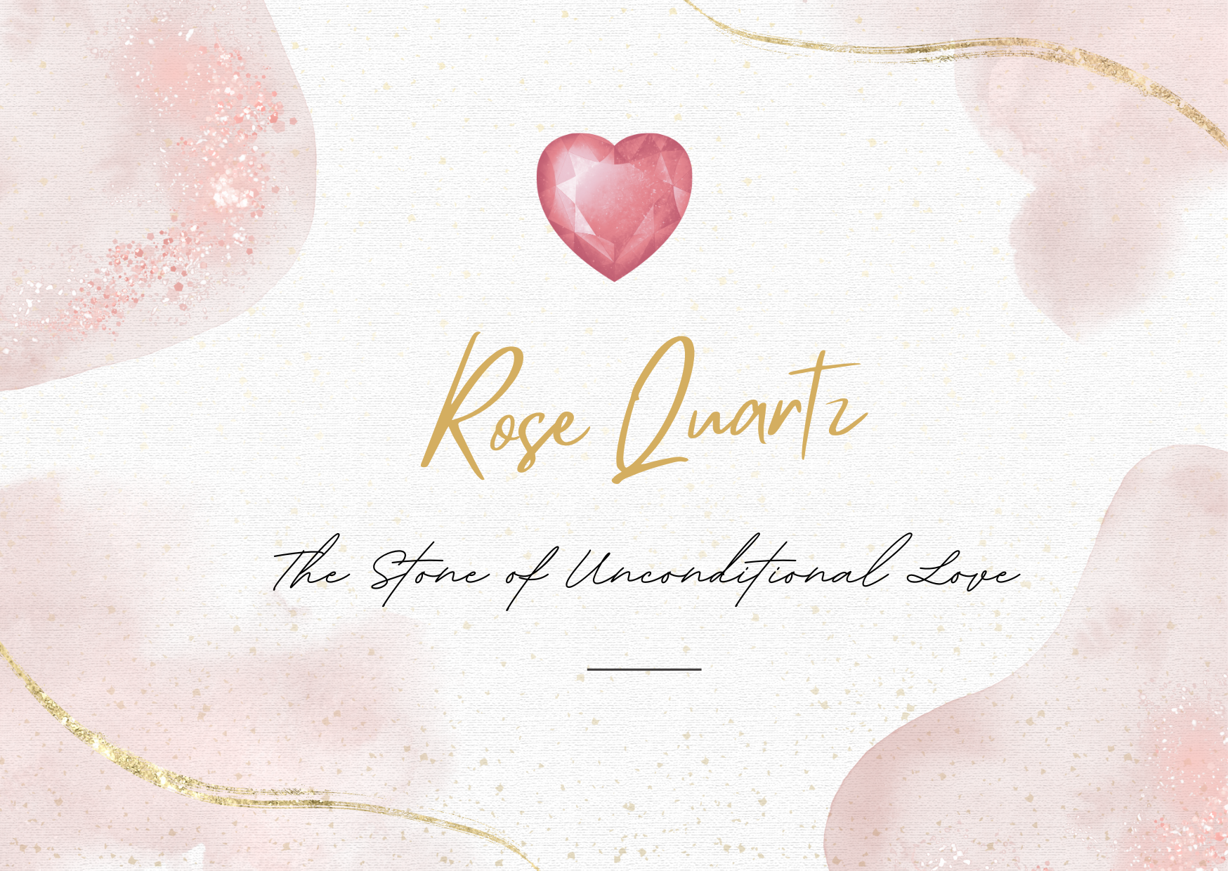 Free Printable Rose Quartz Meaning Card